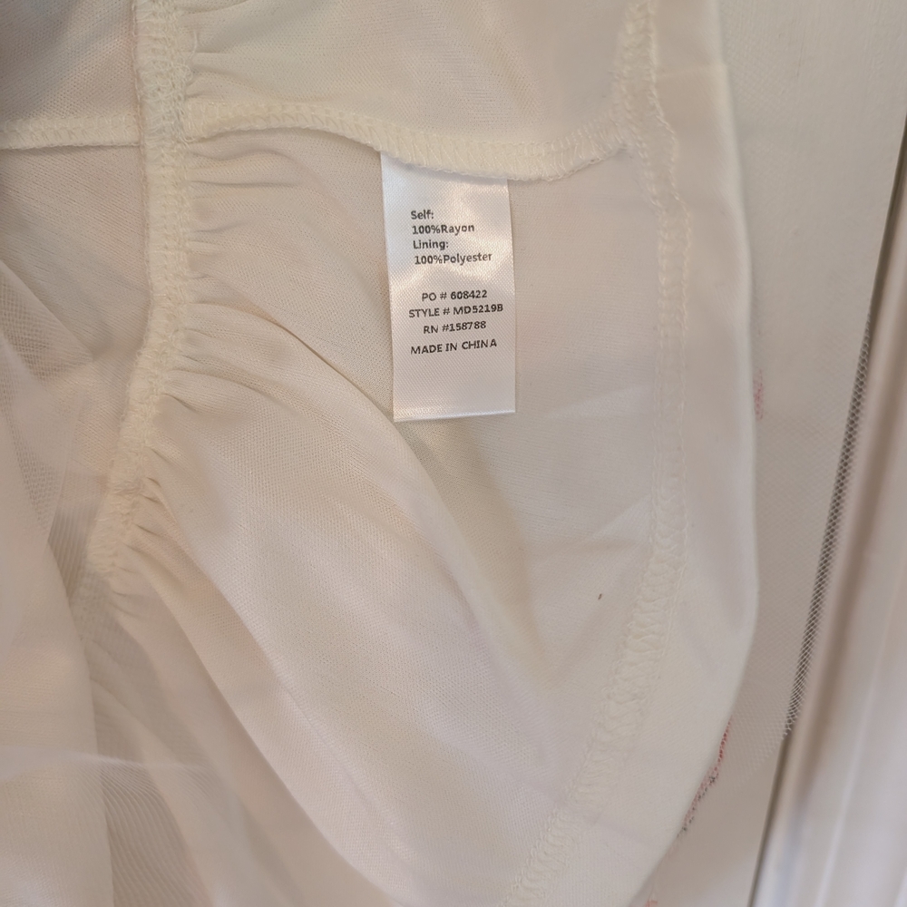 Chic Cream Strapless Dress - Picture 4 of 6
